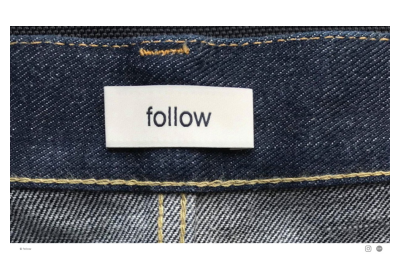 follow Hiroyuki Ide Denim 井出裕之 デニム