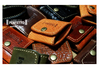 トラウトフィッシングレザーバッグハンドメイド小物Leather Style Perfetto